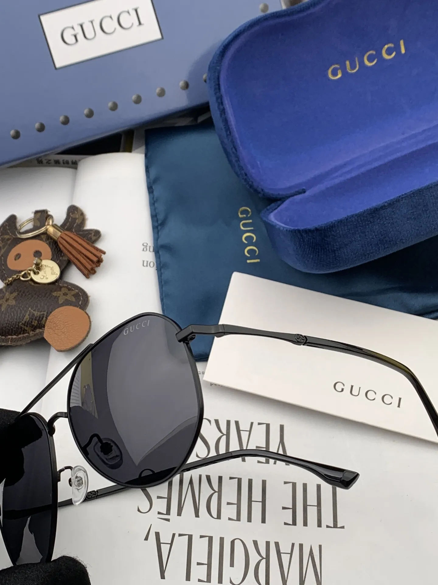 Gucci FF Sunglasses [leCaNw] view 6
