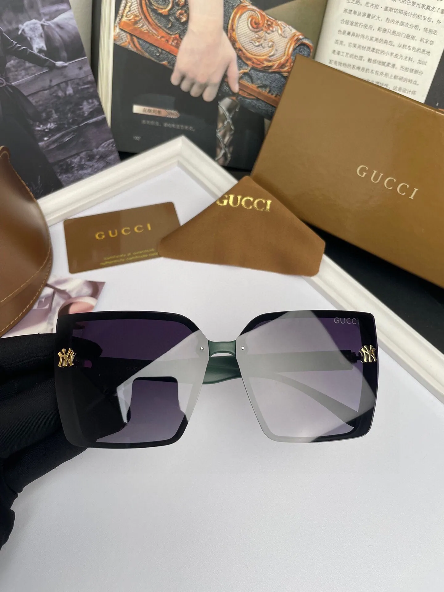 Gucci FF Sunglasses [m2Qpiw] view 5