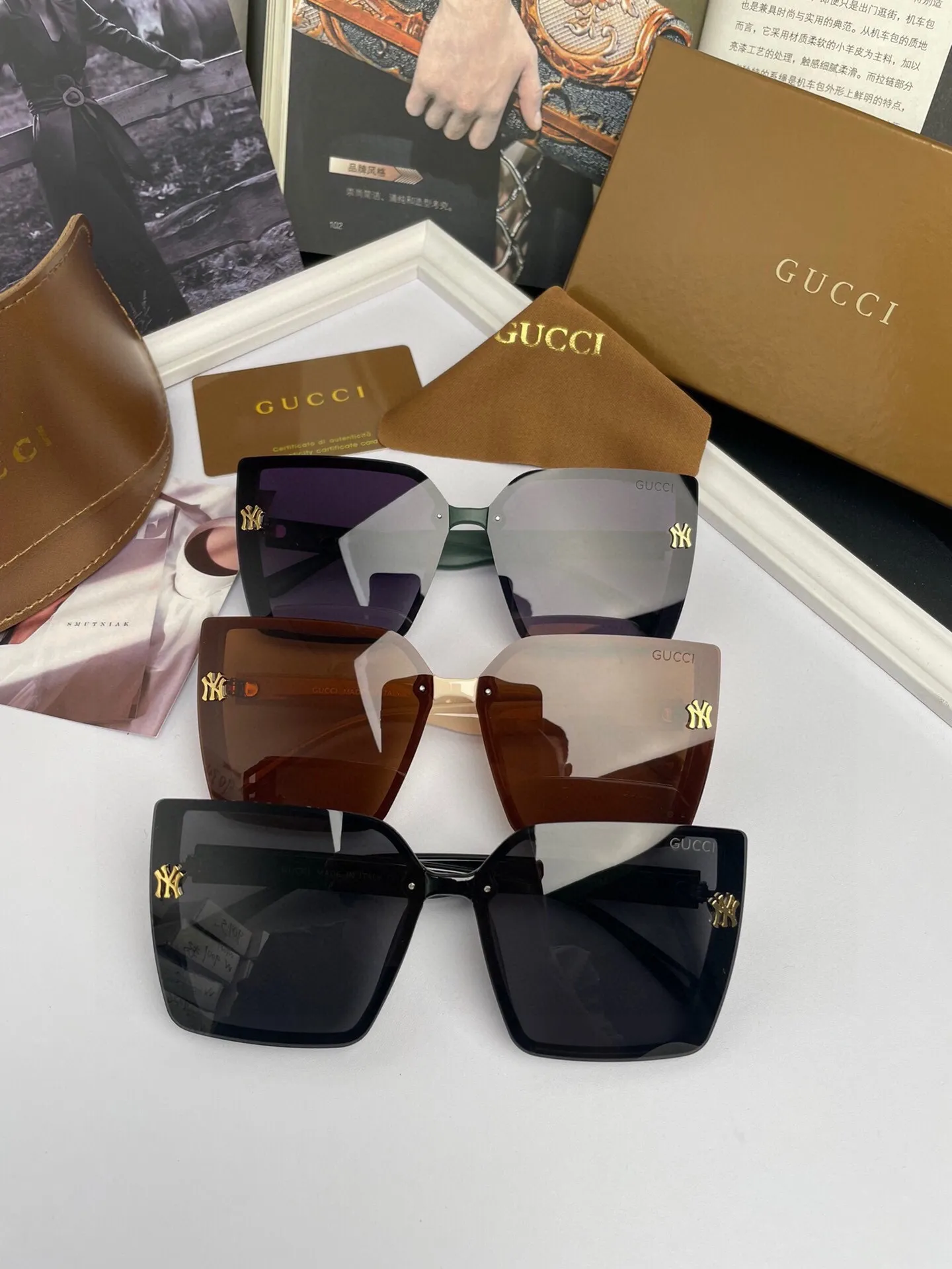 Gucci FF Sunglasses [m2Qpiw] view 8