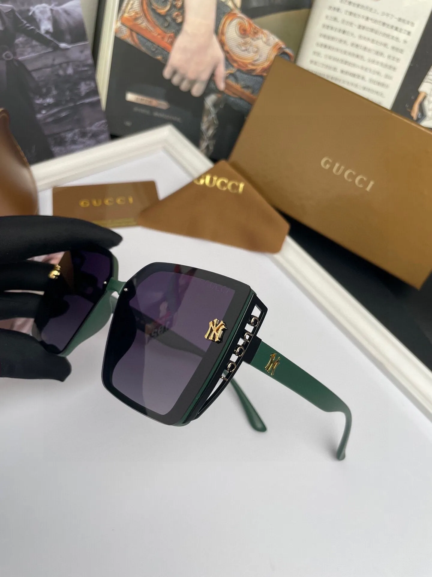 Gucci FF Sunglasses [qZJAJA] view 6