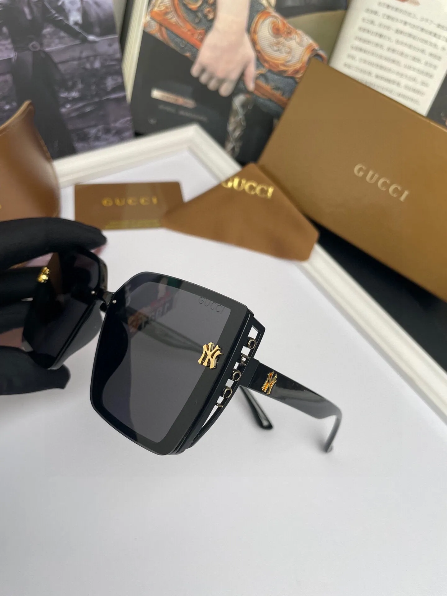 Gucci FF Sunglasses [qZJAJA] view 7