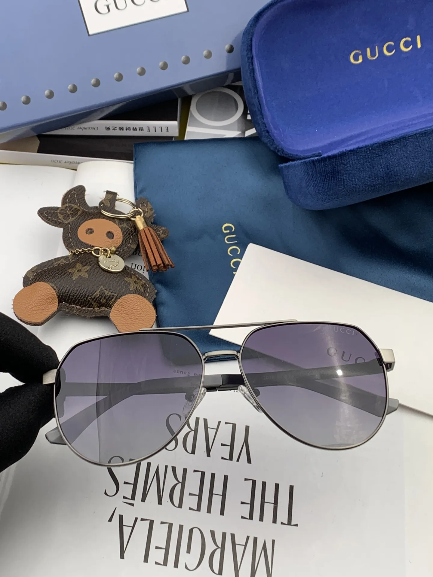 Gucci FF Sunglasses view 4