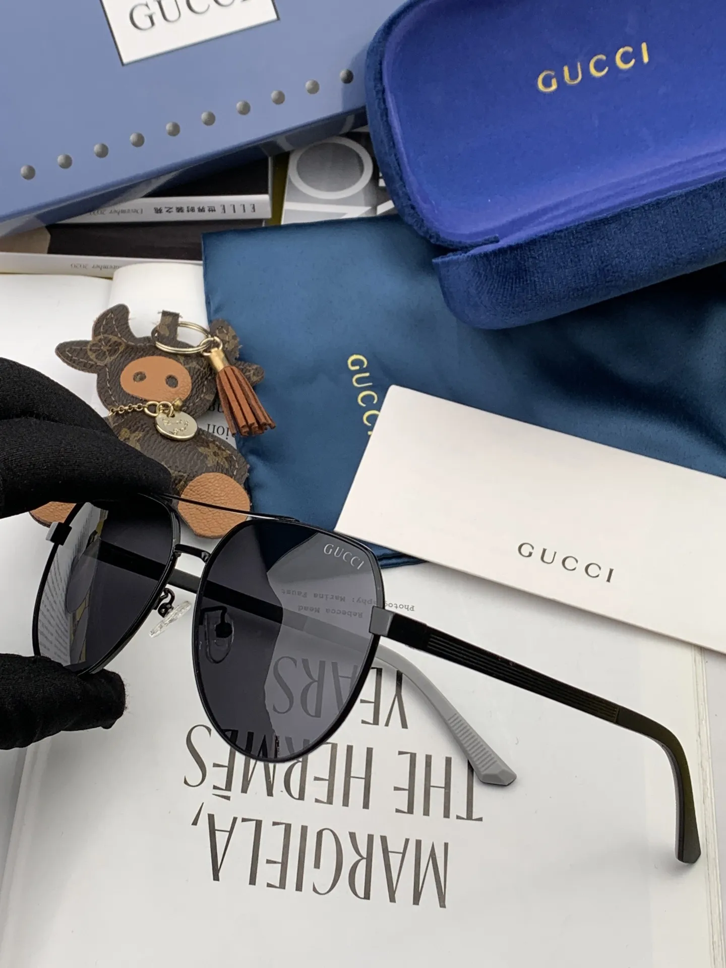 Gucci FF Sunglasses view 6