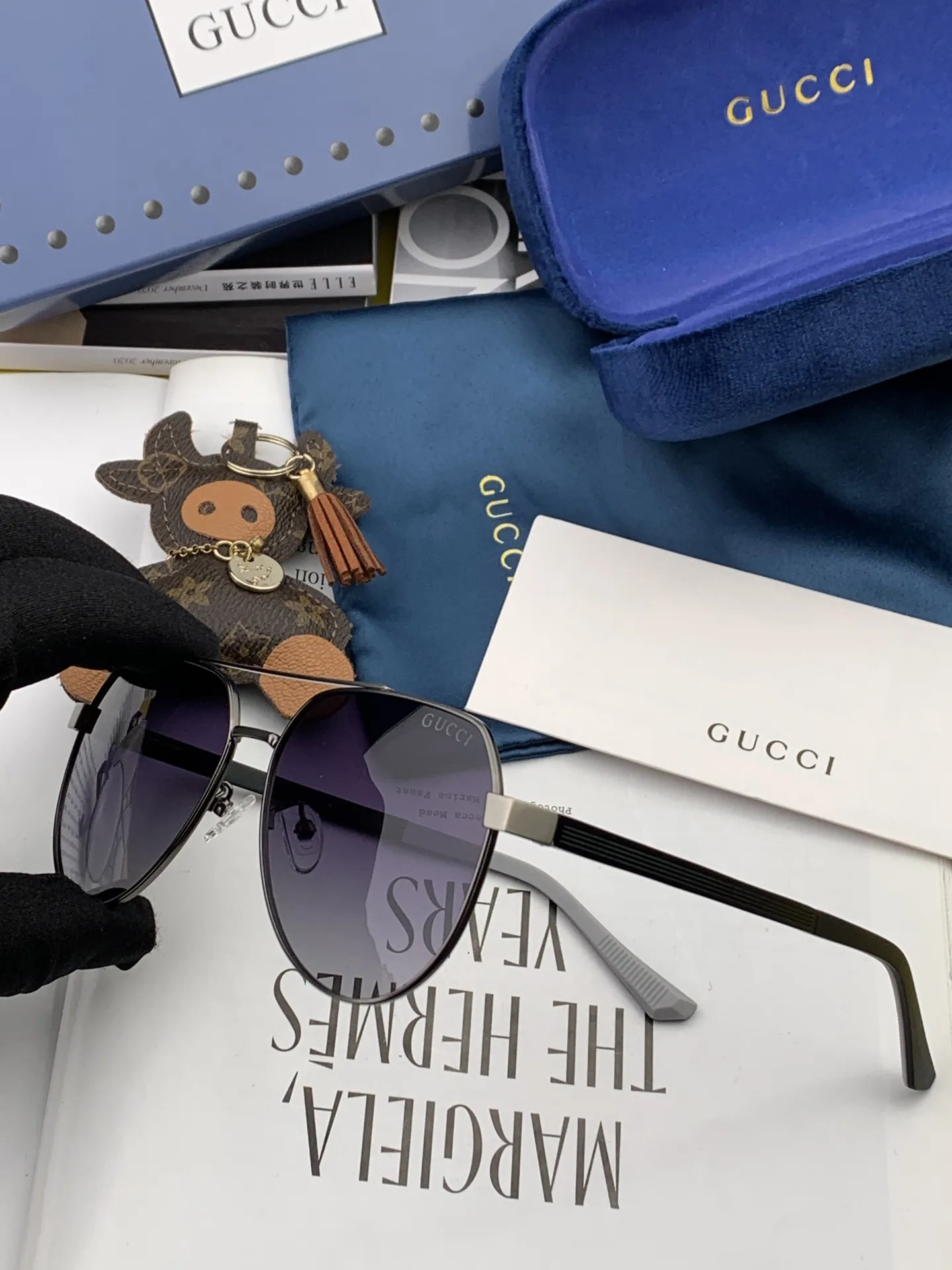 Gucci FF Sunglasses view 7