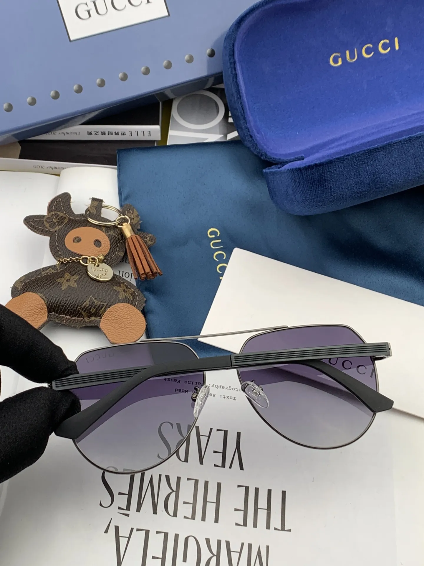 Gucci FF Sunglasses view 8