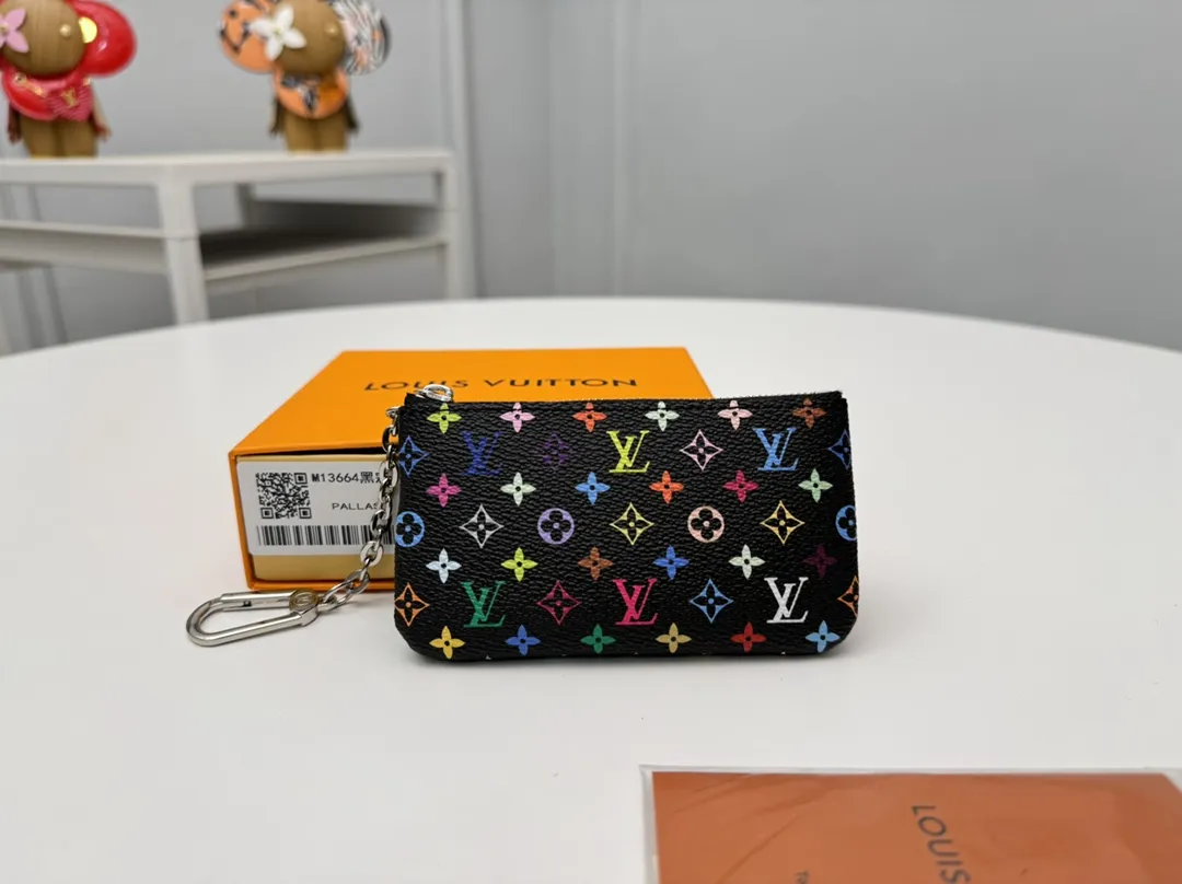 Louis Vuitton M13664 Black Rainbow 12x7x1.5 view 2