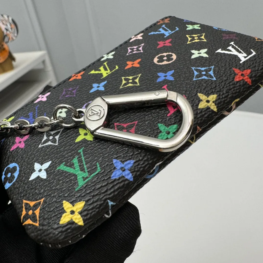 Louis Vuitton M13664 Black Rainbow 12x7x1.5 view 5