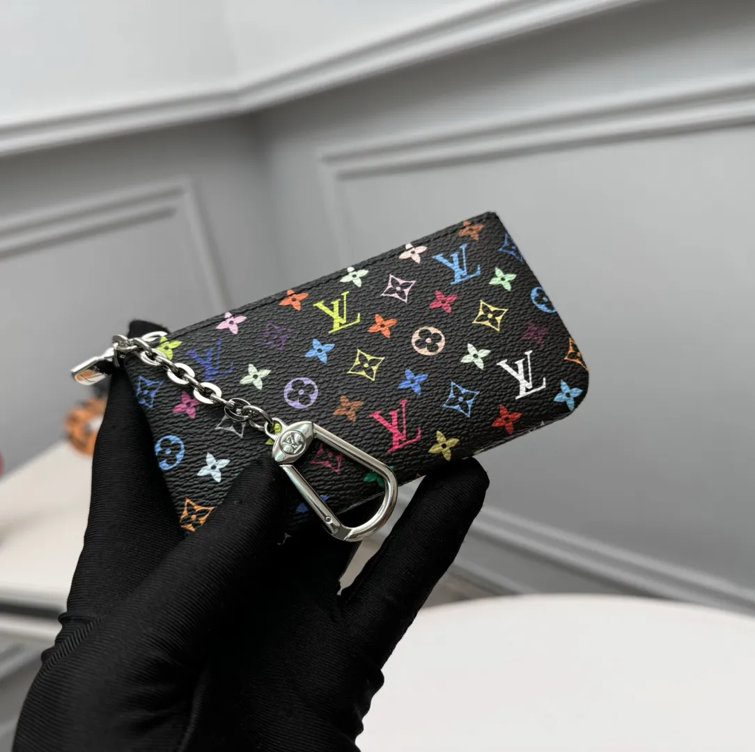 Louis Vuitton M13664 Black Rainbow 12x7x1.5 view 8
