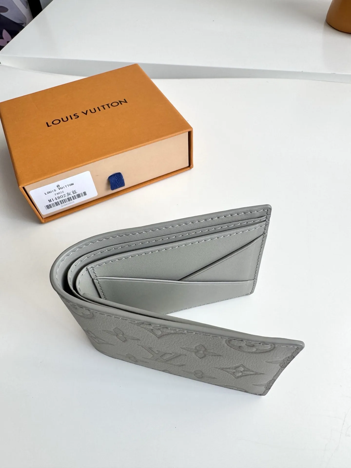 Louis Vuitton Multiple Blue Grey 11.5cm view 3