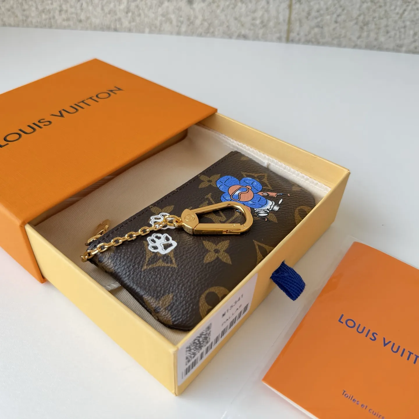 Louis Vuitton Pochette Blue view 3
