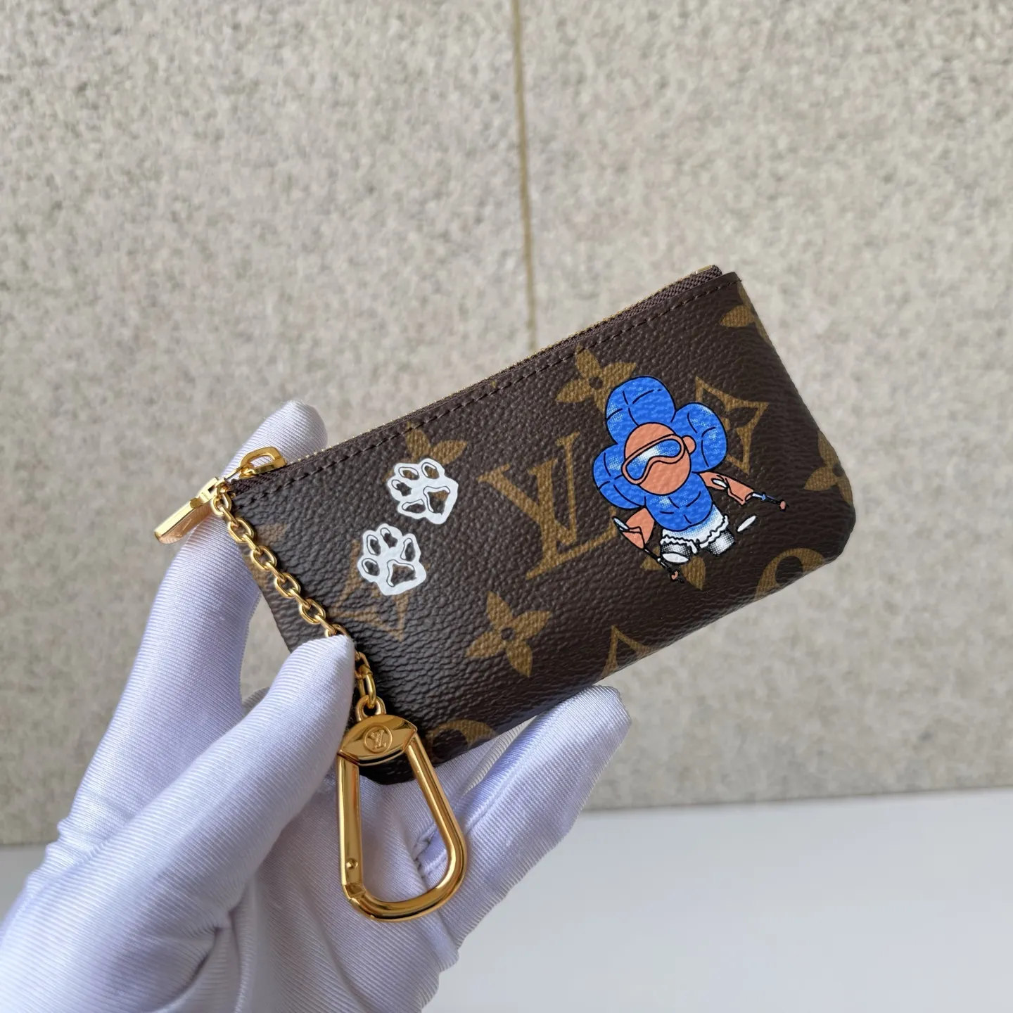 Louis Vuitton Pochette Blue view 4