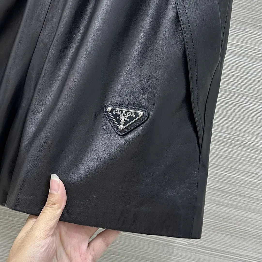 Academy Lambskin Shorts view 6