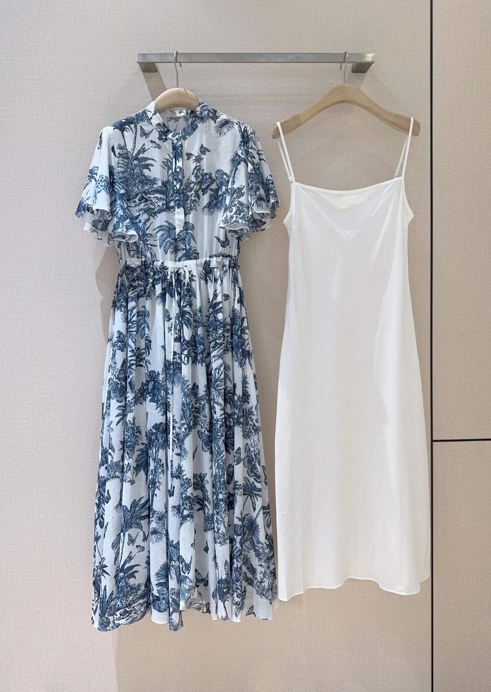 Airy Cotton Ruffle Dress view 6