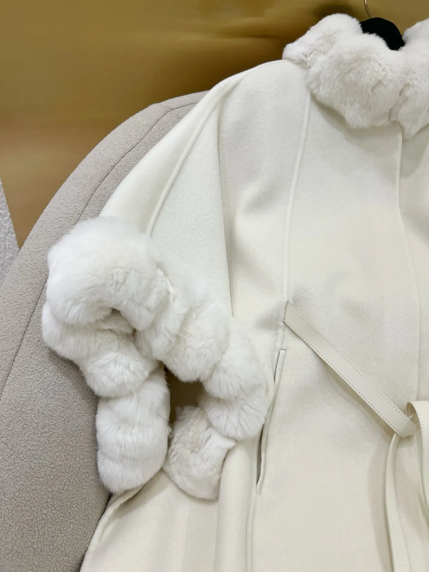 Andean Cashmere Chinchilla Cape view 4