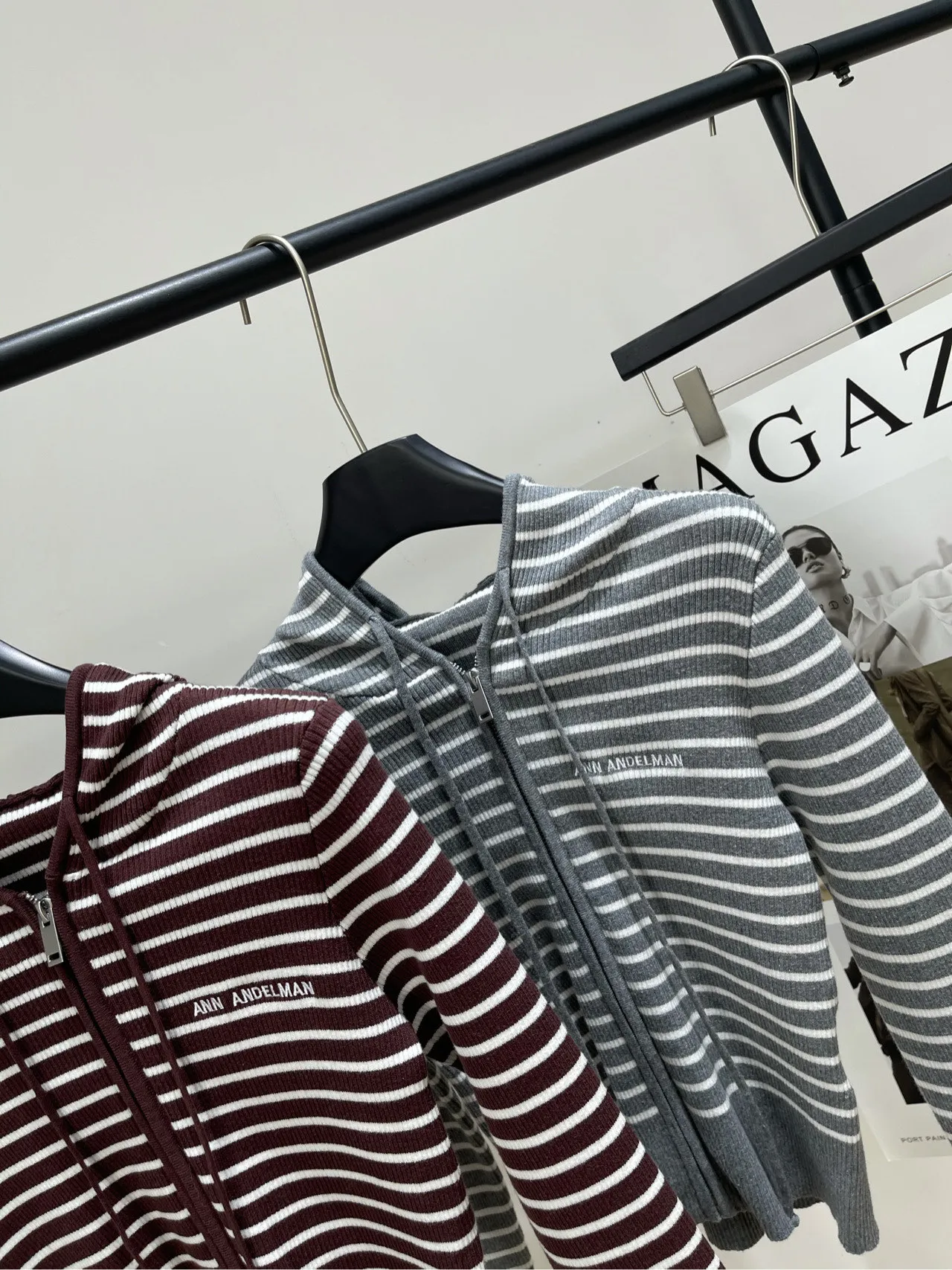 Ann Striped Knit Cardigan view 4