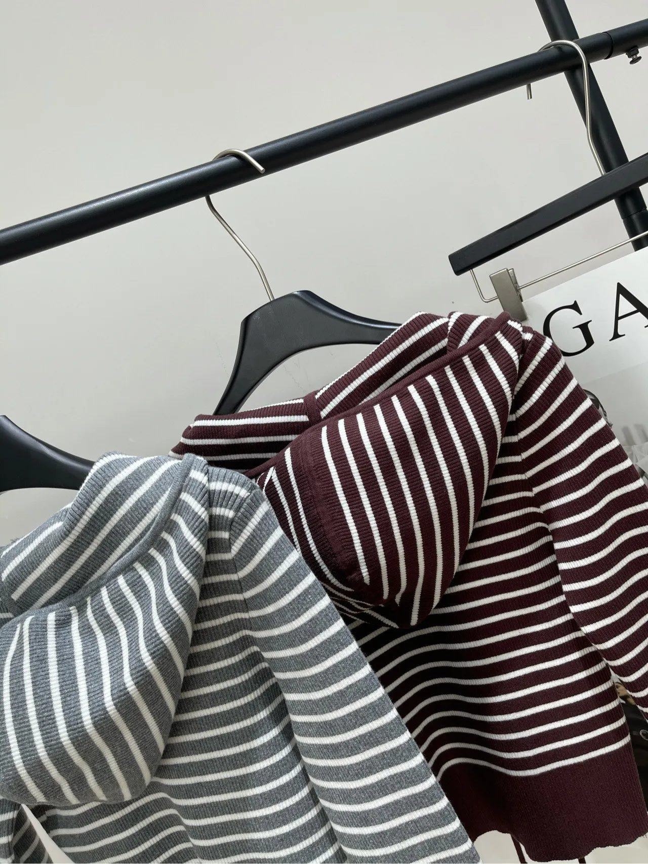 Ann Striped Knit Cardigan view 7