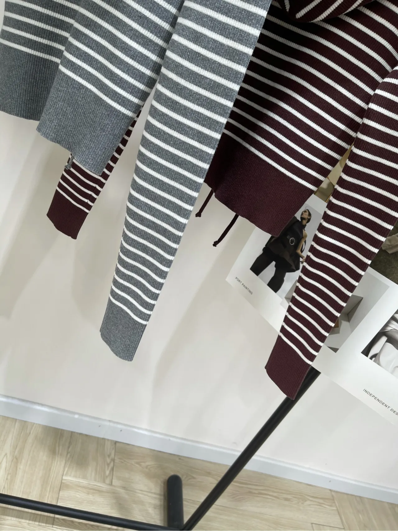 Ann Striped Knit Cardigan view 8