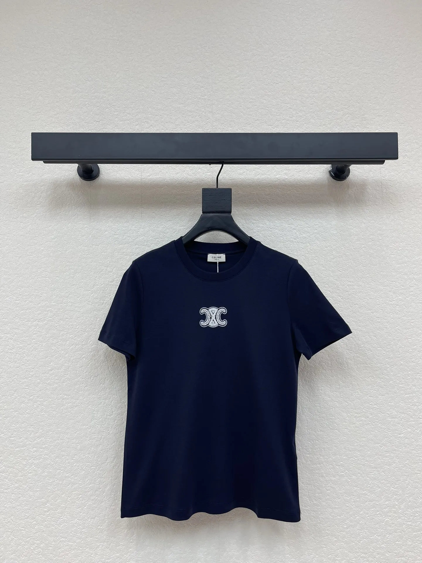 Arc Beaded Cotton Tee view 2